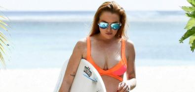 Lindsay Lohan w bikini na Mauritiusie