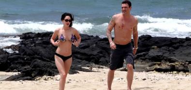 Megan Fox - aktorka w bikini na plaży