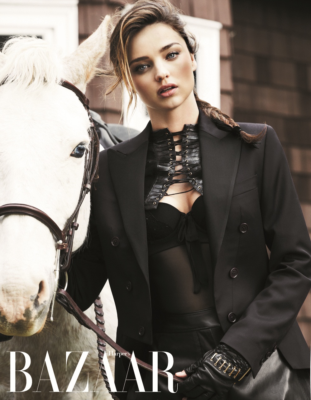 Miranda Kerr - seksowna modelka w Harper's Bazaar