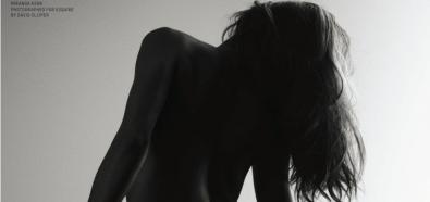 Miranda Kerr - seksowna modelka w pończochach w Esquire