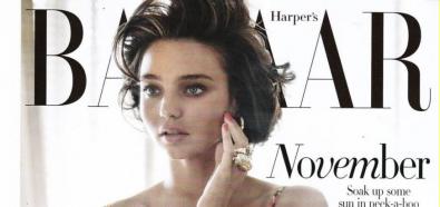 Miranda Kerr - modelka pozuje nago w Harper's Bazaar