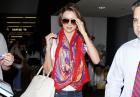 Miranda Kerr - były Aniołek Victoria's Secret na lotnisku w Los Angeles