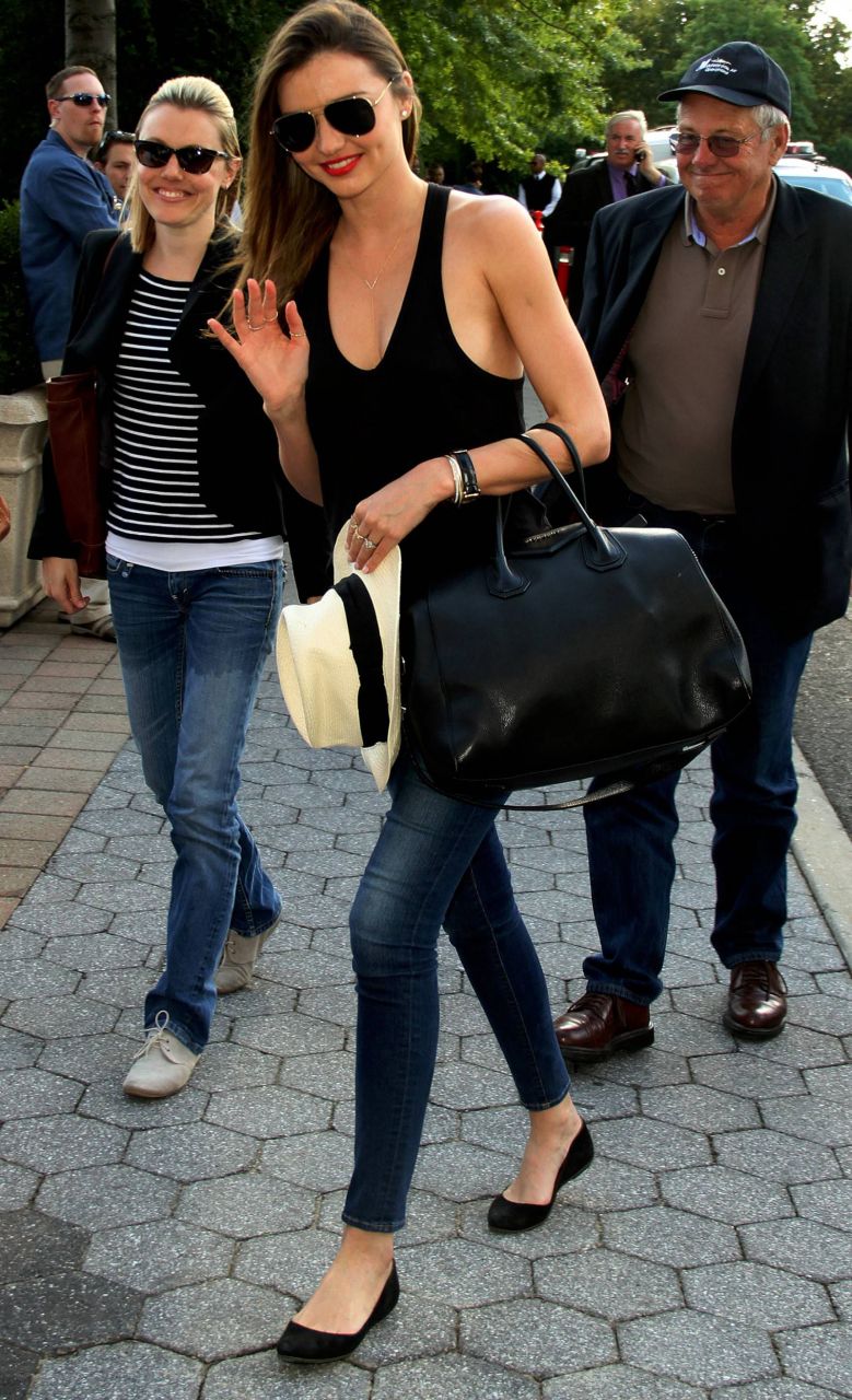Miranda Kerr - były Aniołek Victoria's Secret sfotografowany w Nowym Jorku