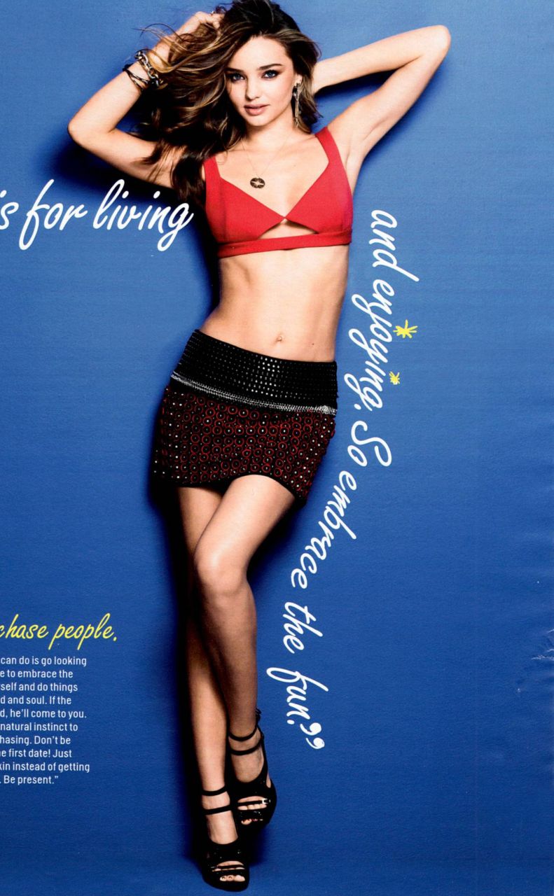 Miranda Kerr - były Aniołek Victoria's Secret w magazynie Cosmopolitan