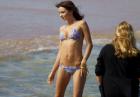 Miranda Kerr - modelka w bikini w Sydney