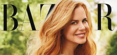 Nicole Kidman na okładce lutowego wydania magazynu Harpers Bazaar