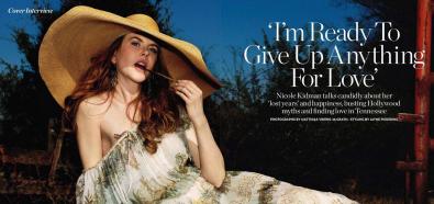 Nicole Kidman na okładce marcowego wydania magazynu Marie Claire