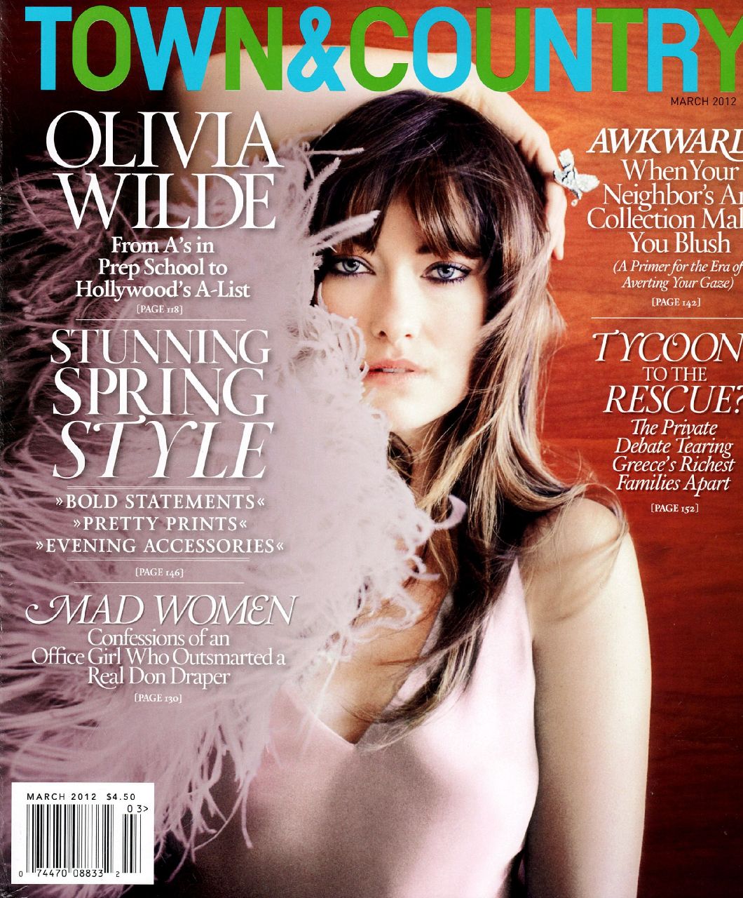 Olivia Wilde - seksowna aktorka w magazynie Town & Country