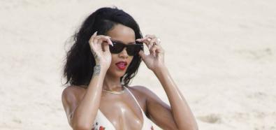Rihanna w bikini na plaży Barbados