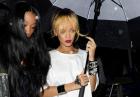 Rihanna - barbadoska piosenkarka przed klubem Cuckoo w Londynie