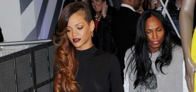 Rihanna - seksowna piosenkarka promuje w Londynie zaprojektowaną przez siebie kolekcję ubrań River Island