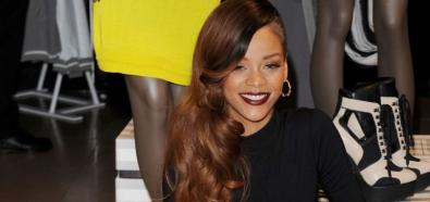 Rihanna - seksowna piosenkarka promuje w Londynie zaprojektowaną przez siebie kolekcję ubrań River Island