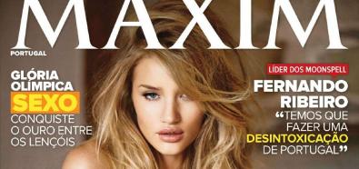 Rosie Huntington-Whiteley - seksowna modelka w magazynie Maxim