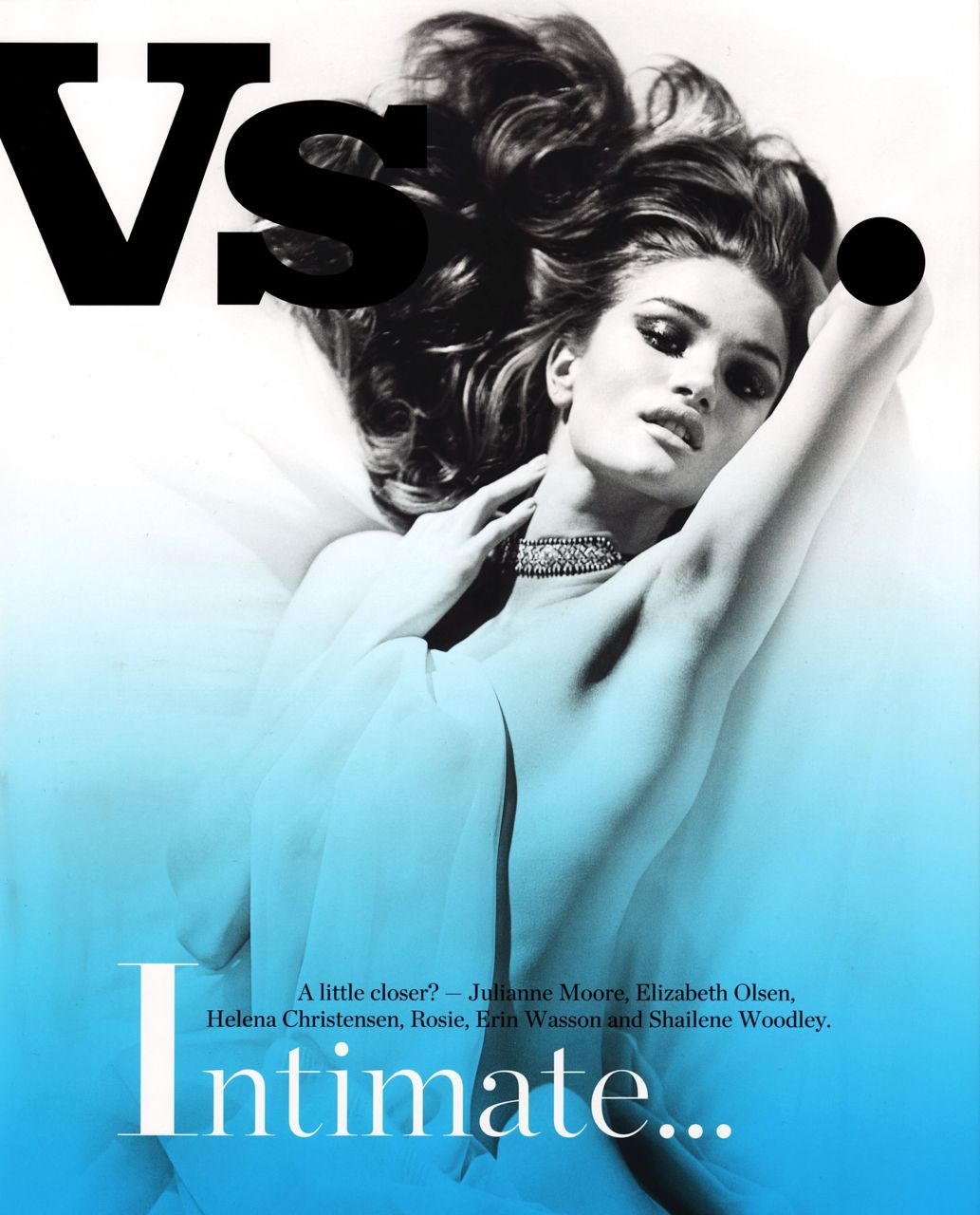 Rosie Huntington-Whiteley - seksowna modelka w magazynie Versus