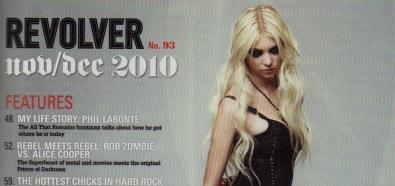 Taylor Momsen na okładce magazynu Revolver