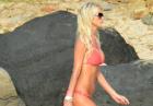 Victoria Silvstedt - seksowna, szwedzka modelka w bikini na St. Barths