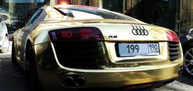 Audi R8 w złocie