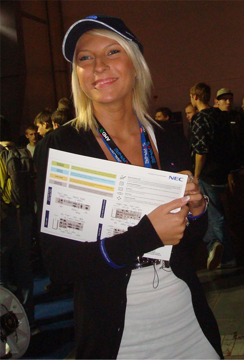 Hostessy na Poznań Game Arena 2009