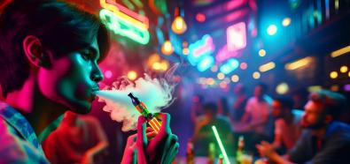 Berni BLANT Disco - E-papierosy Jednorazowe, które zapalają kolorami