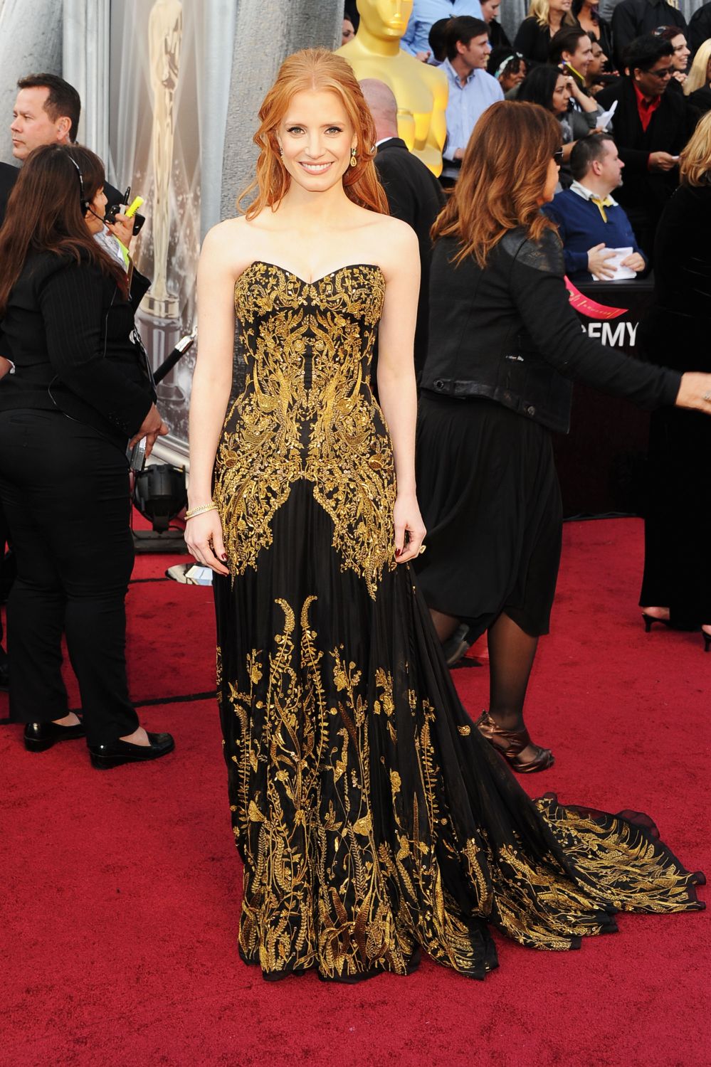Milla Jovovich, Emma Stone, Cameron Diaz i inne aktorki na 84. gali wręczenia Oscarów
