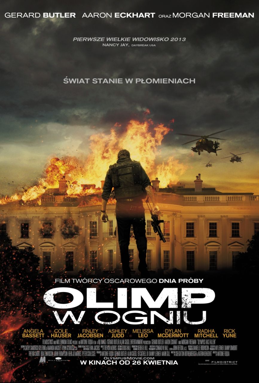 "Olimp w ogniu" - polska premiera filmu i konkurs dla Czytelników Banzaj.pl