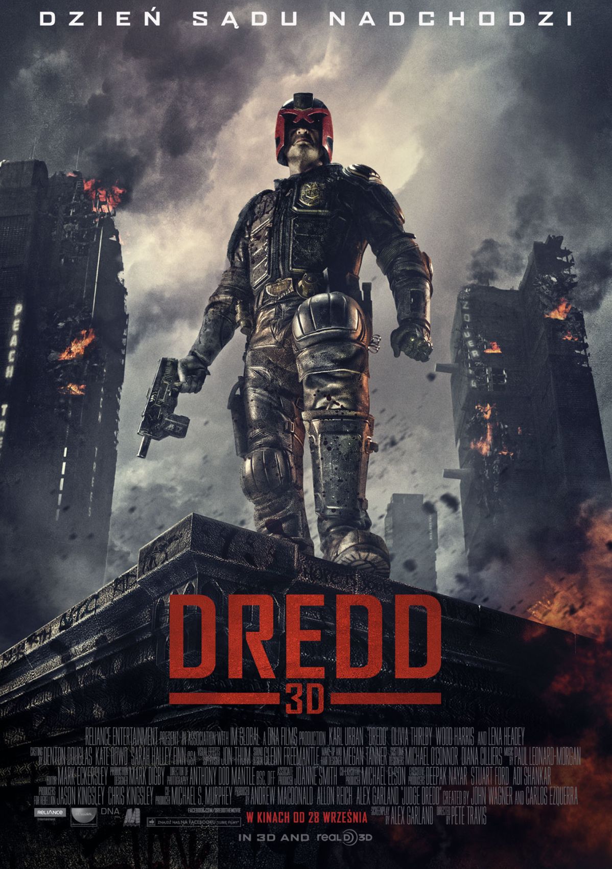"Dredd 3D" - premiera fragmentu filmu na łamach Banzaj.pl
