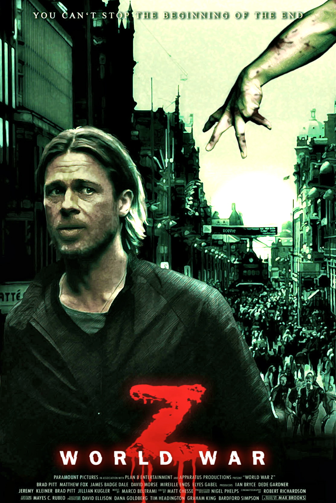 Brad Pitt znowu kontra zombiaki 