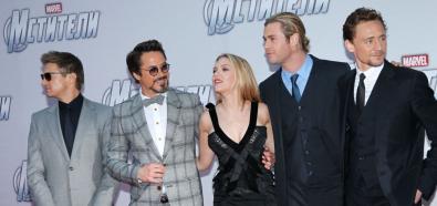 Scarlett Johansson na moskiewskiej premierze "The Avengers"