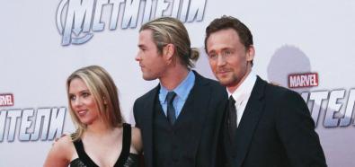Scarlett Johansson na moskiewskiej premierze "The Avengers"