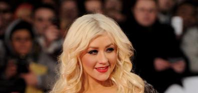 Christina Aguilera na premierze "Burlesque" w Londynie