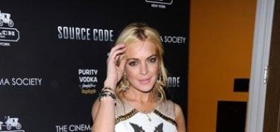 Lindsay Lohan na prezentacji "Source Code" w Nowy Jorku