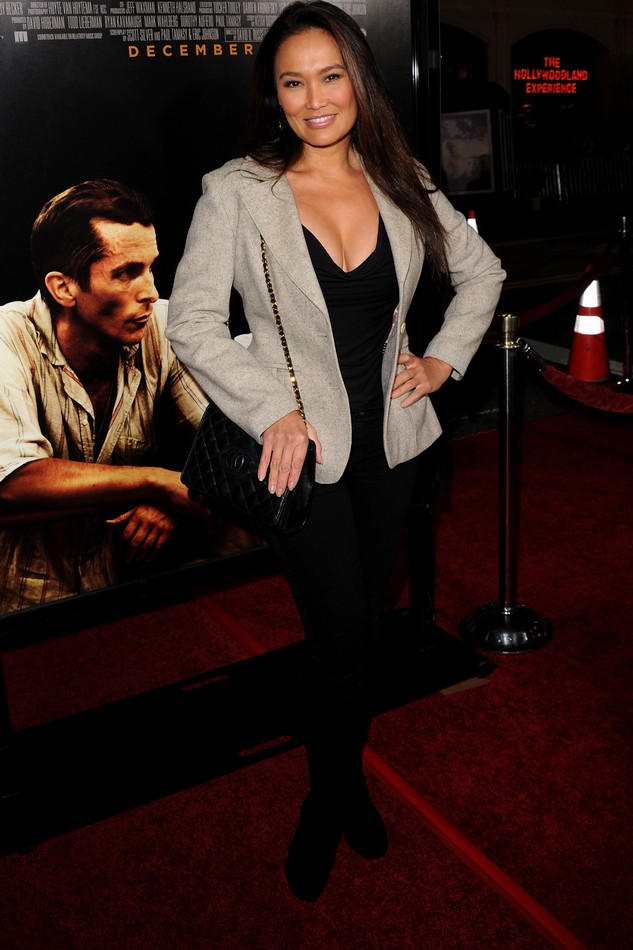 Tia Carrere na hollywoodzkiej premierze "The Fighter"