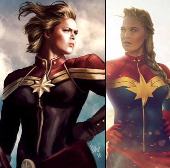 Ronda Rousey chce zostać Kapitan Marvel? 