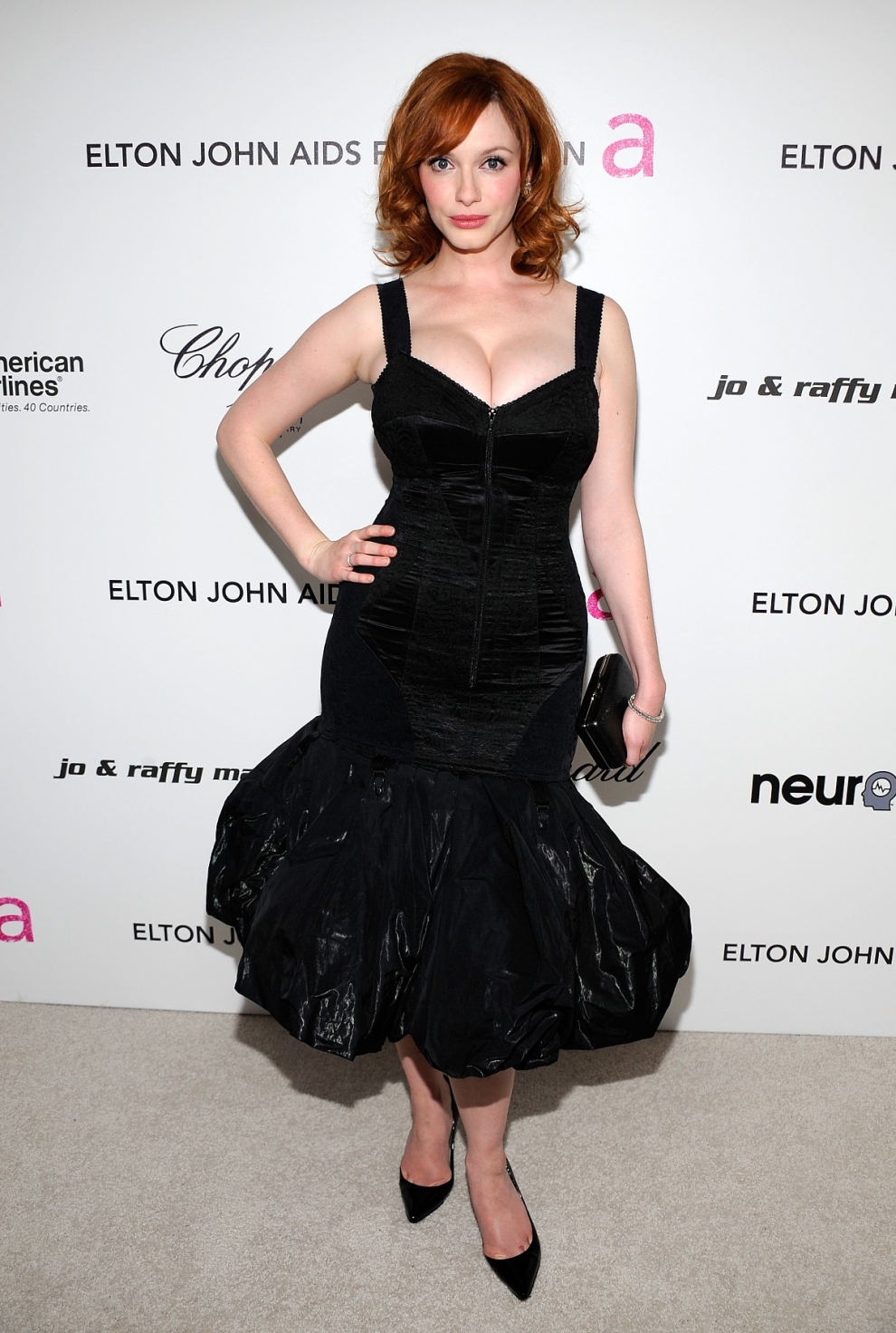 Christina Hendricks - Elton John AIDS Foundation Academy Award Party