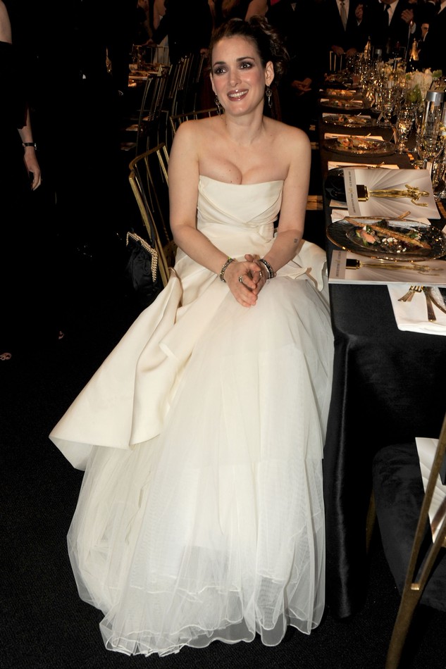 Winona Ryder na gali wręczenia nagród Gildii Aktorów Filmowych