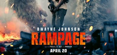 Rampage -  Dwayne Johnson w zwiastunie filmu przygodowego