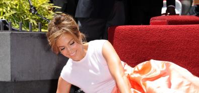 Jennifer Lopez ze swoją gwiazdą w Alei Sław