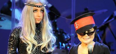 Lady GaGa z zespołem Yoko Ono