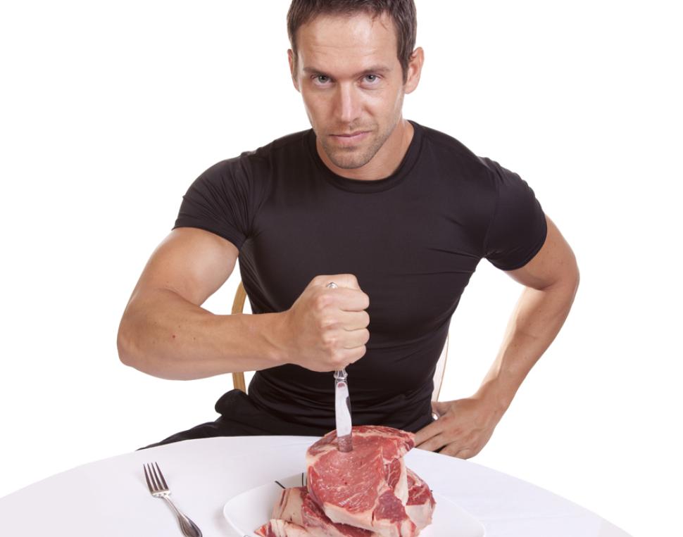 Prawdziwi mężczyźni jedzą prawdziwe mięso 