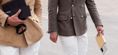 Moda męska i porady - białe spodnie na sezon wiosna/lato