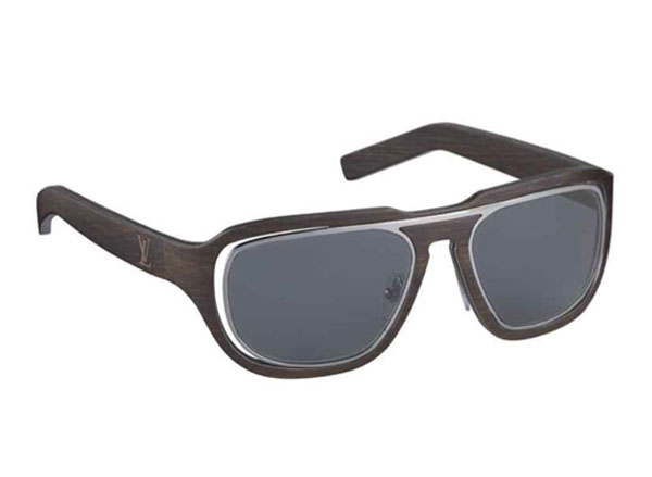 Drewniane okulary przeciwsłoneczne Louis Vuitton
