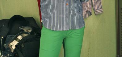 Moda męska i styl - kolorowe spodnie