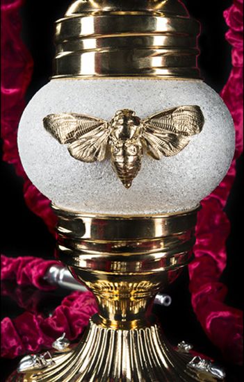 Luksusowa szisza ze złota, srebra oraz kamieni szlachetnych od Aurentum Switzerland