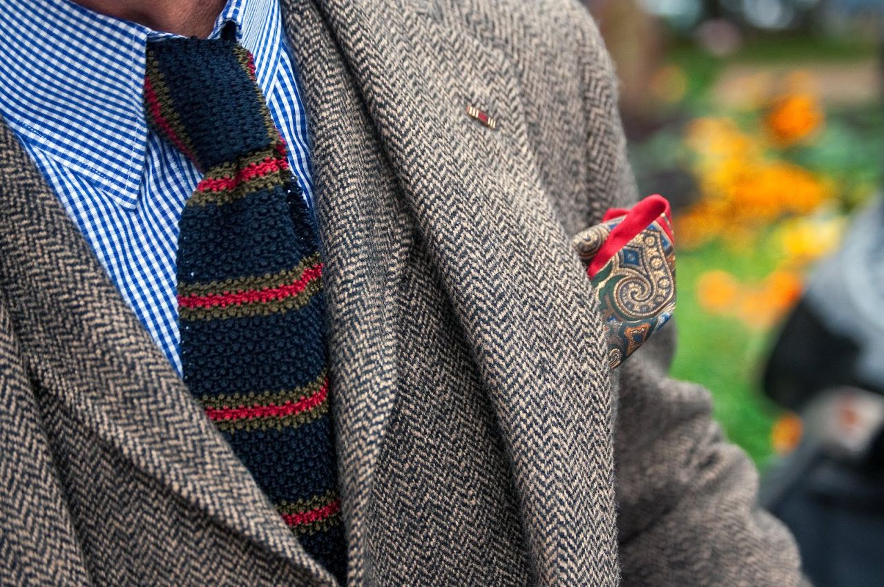 Moda męska - materiał na jesień - tweed