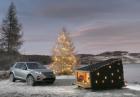 Świąteczna chatka Land Rovera