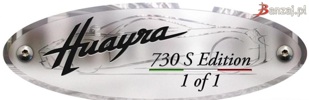 Pagani Huayra 730 S
