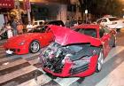 Ferrari 599 GTB Audi R8 wypadek