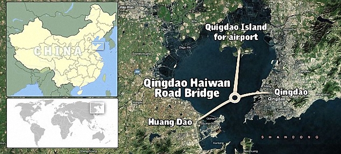 Qingdao Haiwan Bridge - najdłuższy most nad wodą na świecie