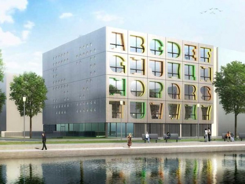 Alfabetyczny budynek powstanie w Amsterdamie