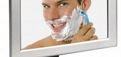 Rewalcyjne lustro do golenia zarostu pod prysznicem